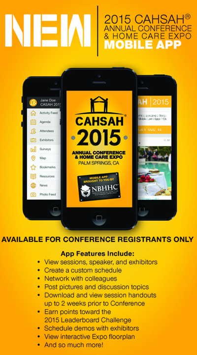 2015 CAHSAH Annual Conference mobile app