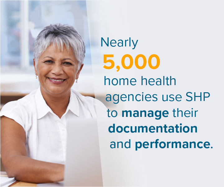 Nearly 5,000+ Home Health Agencies use SHP to improve quality and ratings