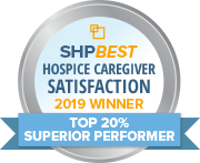 SHP Best 2019 CAHPS Hospice Top 20 Percent