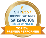 SHP Best 2023 CAHPS Hospice Top 5 Percent