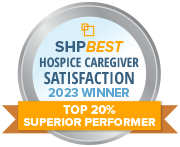 SHP Best 2023 CAHPS Hospice Top 20 Percent